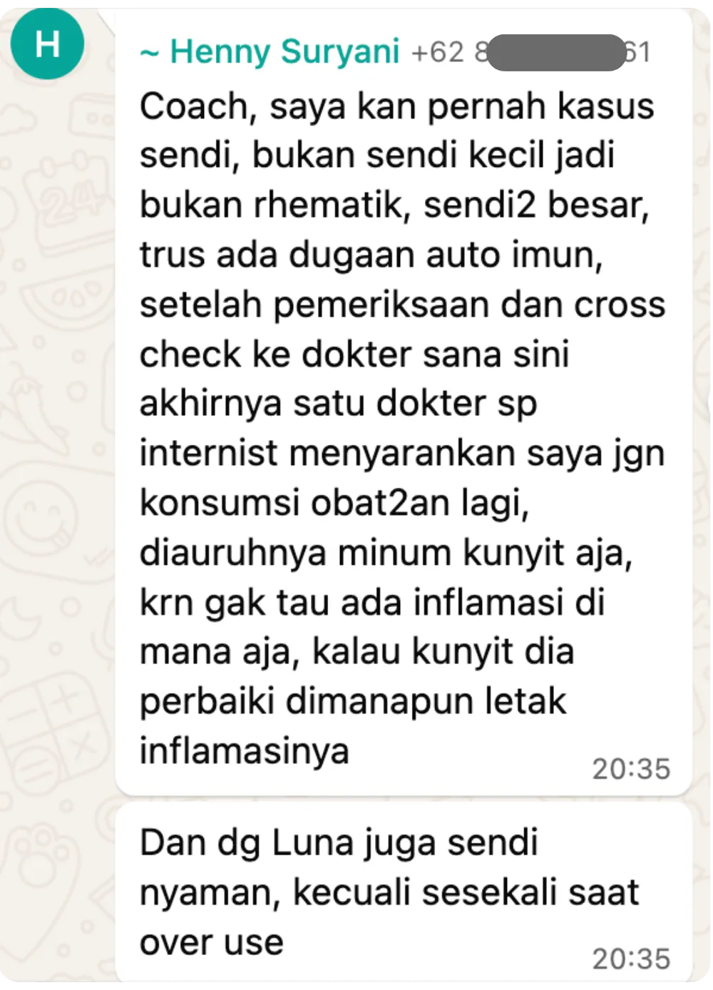 Screenshot chat pelanggan LunaBloom (4 dari 10)