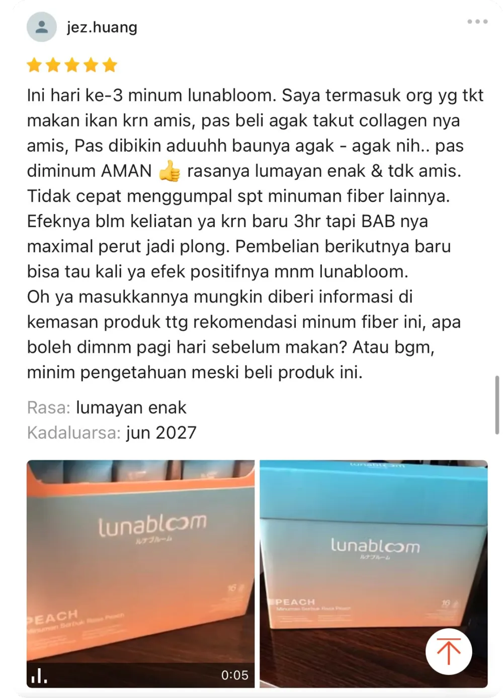 Screenshot chat pelanggan LunaBloom (6 dari 10)