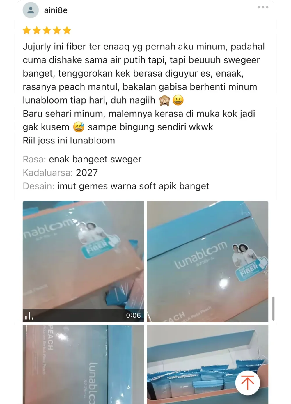 Screenshot chat pelanggan LunaBloom (8 dari 10)