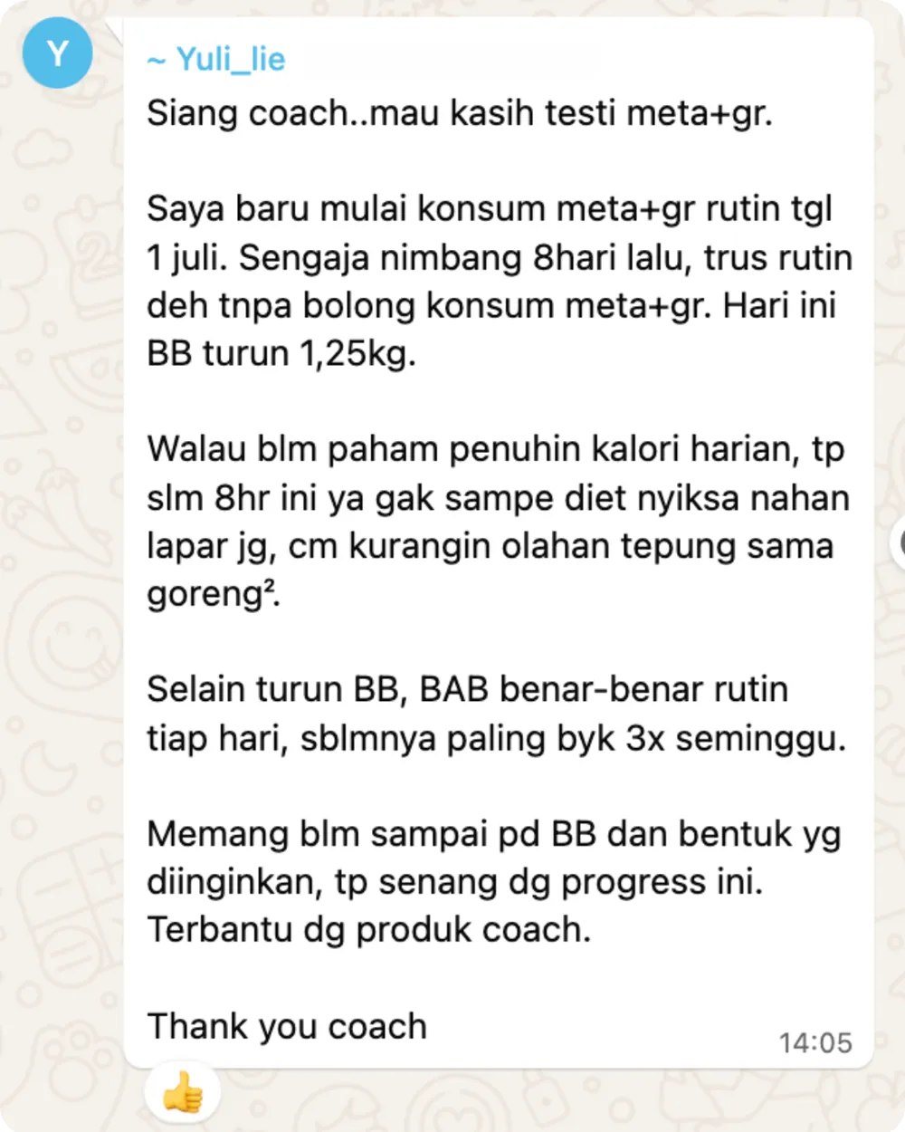 Screenshot chat pelanggan MetaBloom (3 dari 6)