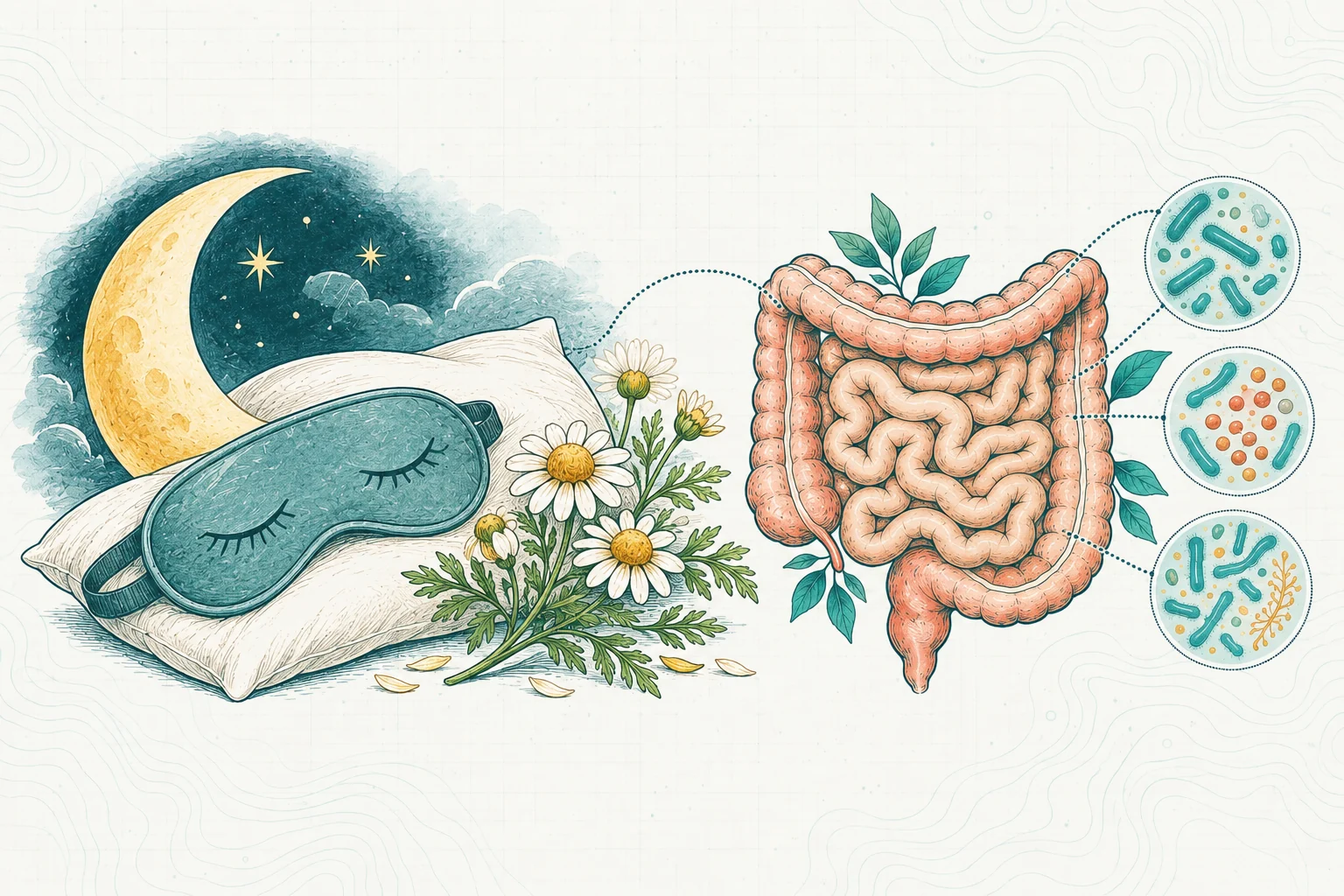 Ilustrasi plat spesimen BloomLab: susah tidur berkepanjangan bakteri usus bisa jadi penyebabnya dan hubungannya dengan kesehatan usus