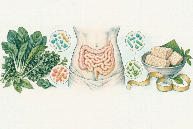 Ilustrasi plat spesimen BloomLab: perut buncit 8 penyebab tersembunyi selain kurang olahraga dan hubungannya dengan kesehatan usus