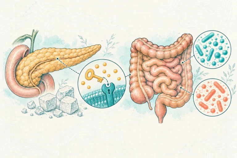 Ilustrasi plat spesimen BloomLab: resistensi insulin 5 fakta penting dari bakteri usus dan hubungannya dengan kesehatan usus