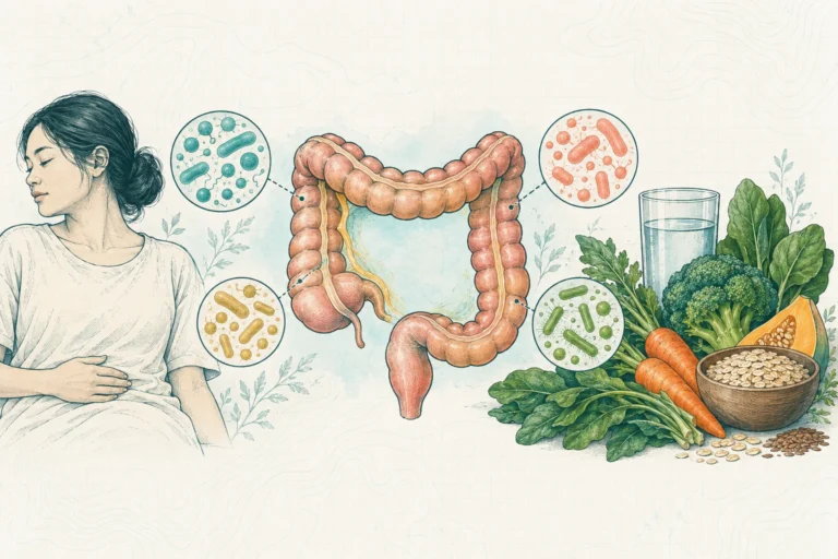 Ilustrasi plat spesimen BloomLab: wasir 6 fakta penting hubungannya dengan bakteri usus dan hubungannya dengan kesehatan usus
