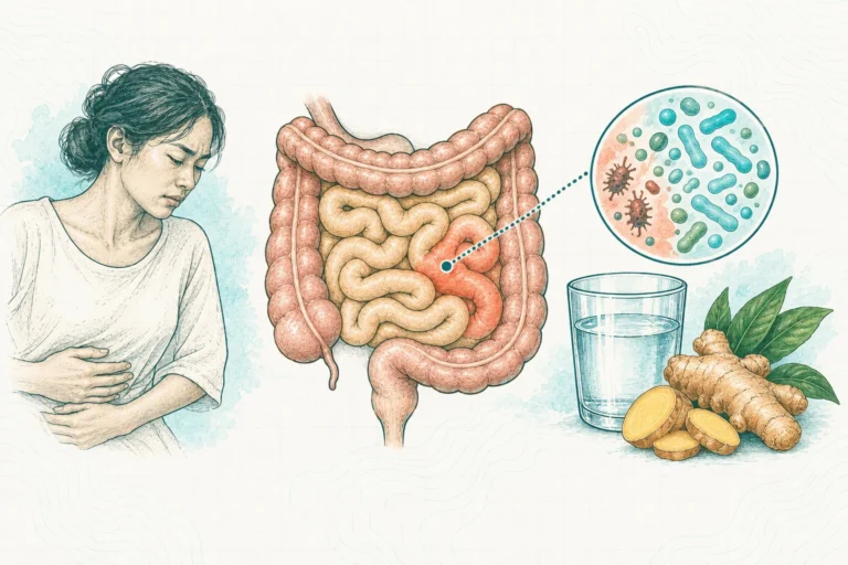 Ilustrasi plat spesimen BloomLab: infeksi usus 5 gejala dan cara alami pulihkan dan hubungannya dengan kesehatan usus