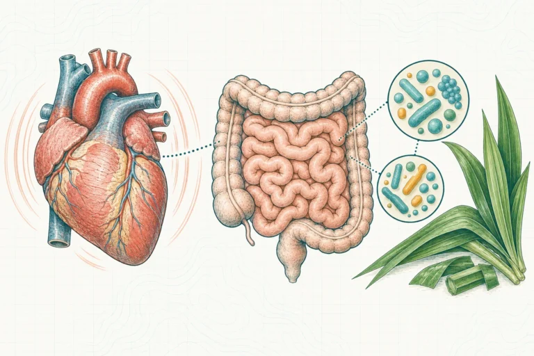 Ilustrasi plat spesimen BloomLab: jantung berdebar 5 hubungan penting dengan usus dan hubungannya dengan kesehatan usus