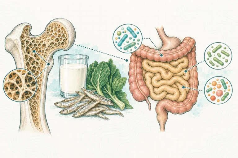 Ilustrasi plat spesimen BloomLab: tulang keropos 5 hubungan dengan kesehatan usus dan hubungannya dengan kesehatan usus