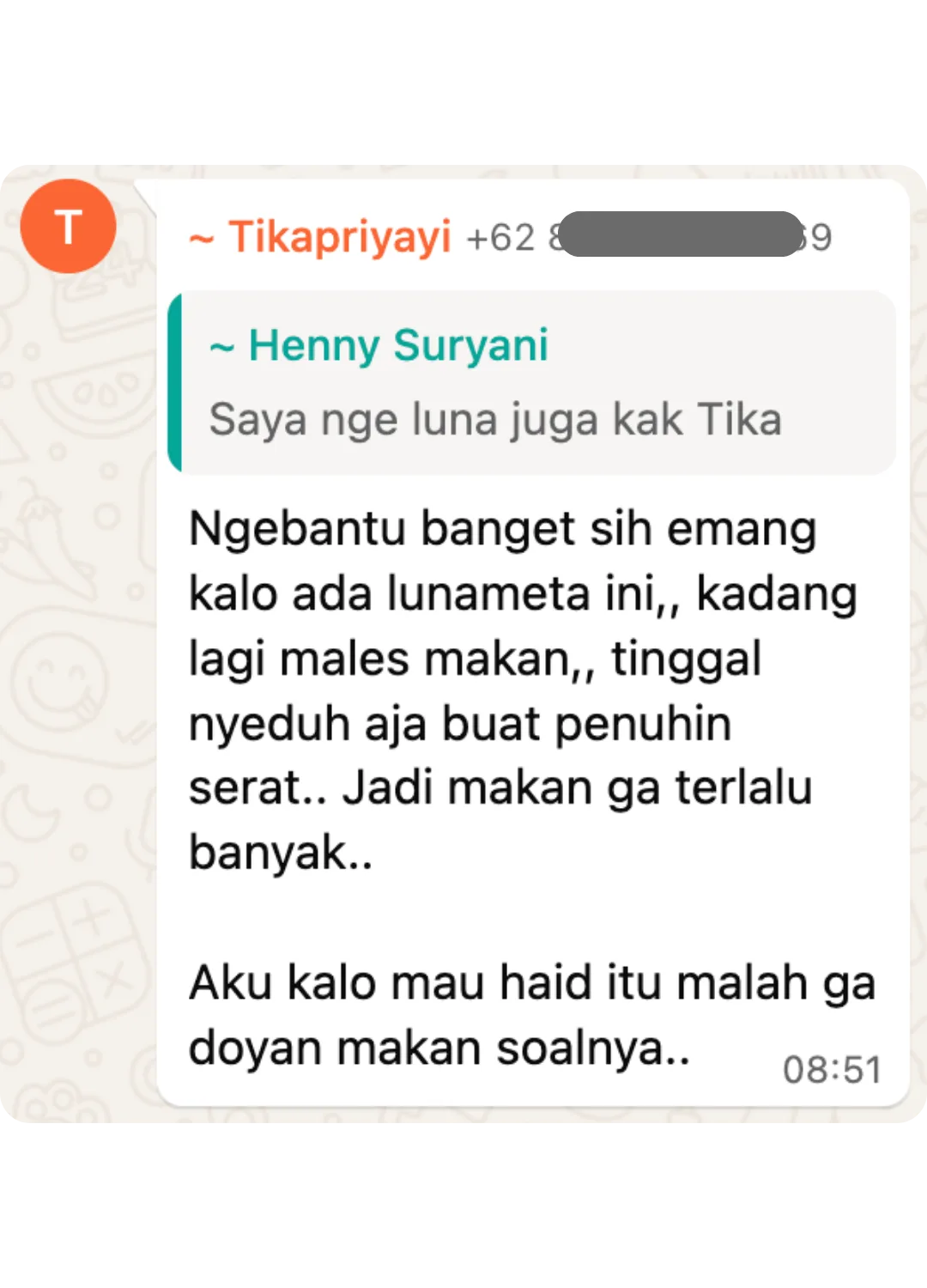 Testimoni BloomLab - energi dan vitalitas meningkat