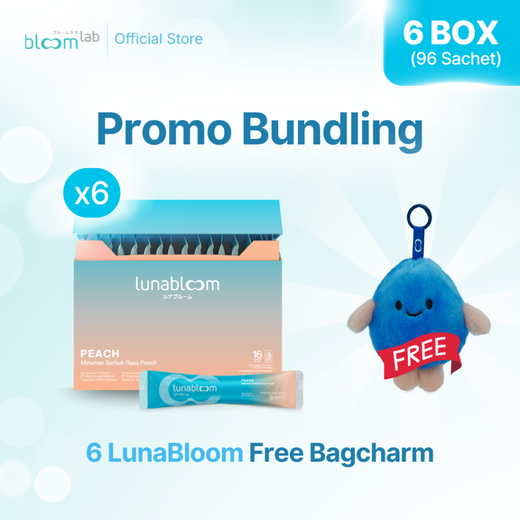 LunaBloom 3 Box Kolagen Starter: Coba 6 Minggu Kulit Glowing | BloomLab