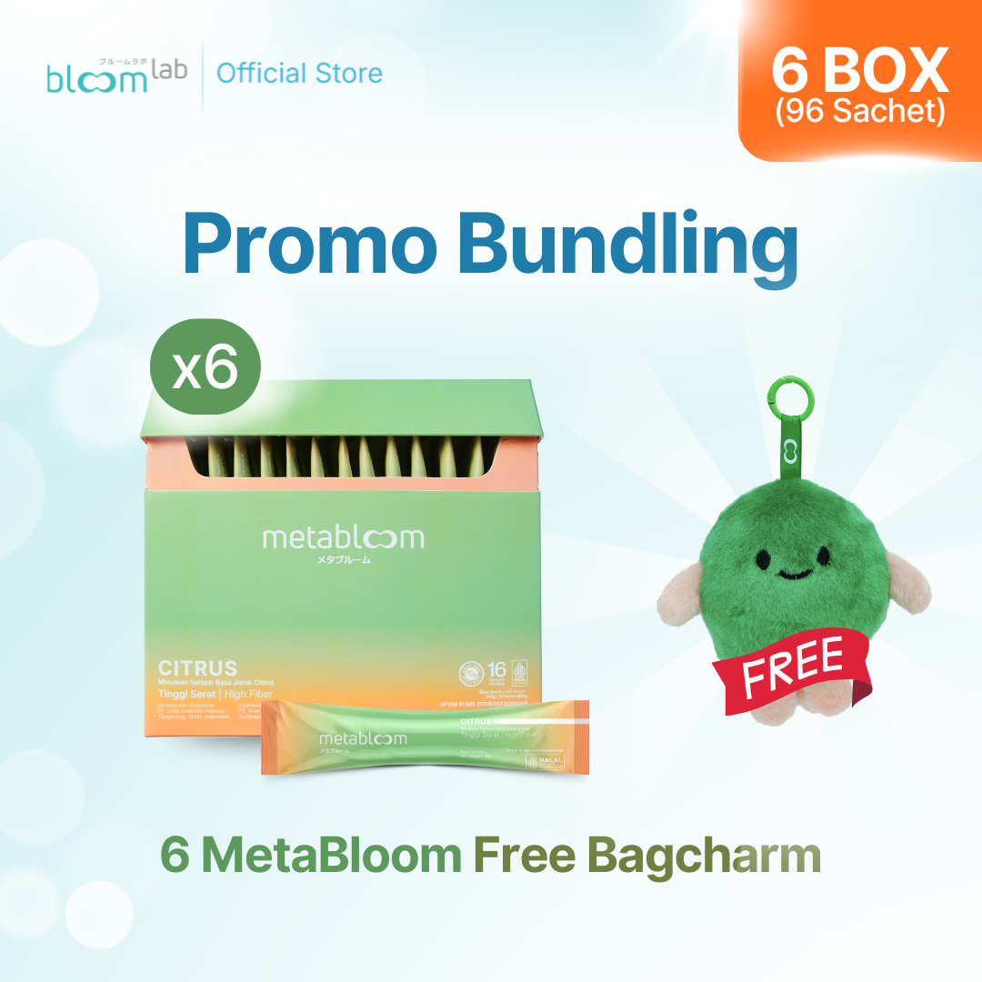 MetaBloom 3 Box Serat Starter: Diet Alami 45 Hari | BloomLab