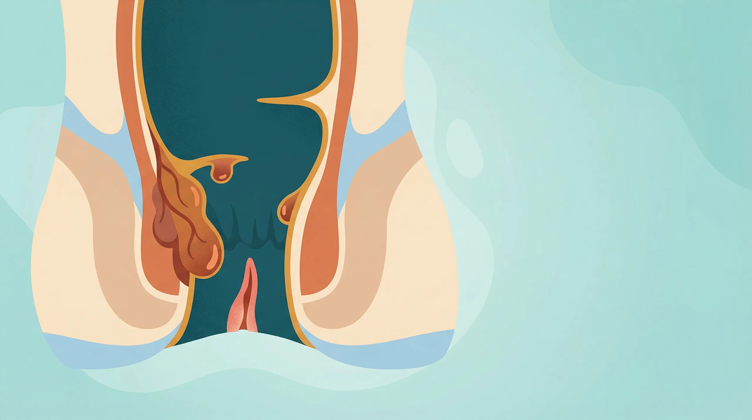 Ilustrasi bab berdarah - kesehatan usus