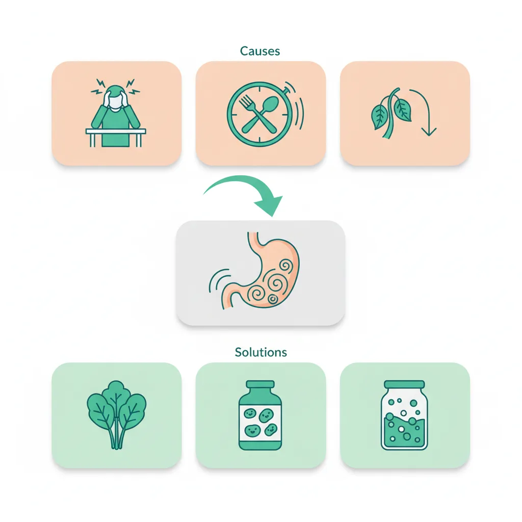 Infografik: perut kembung dan kesehatan usus
