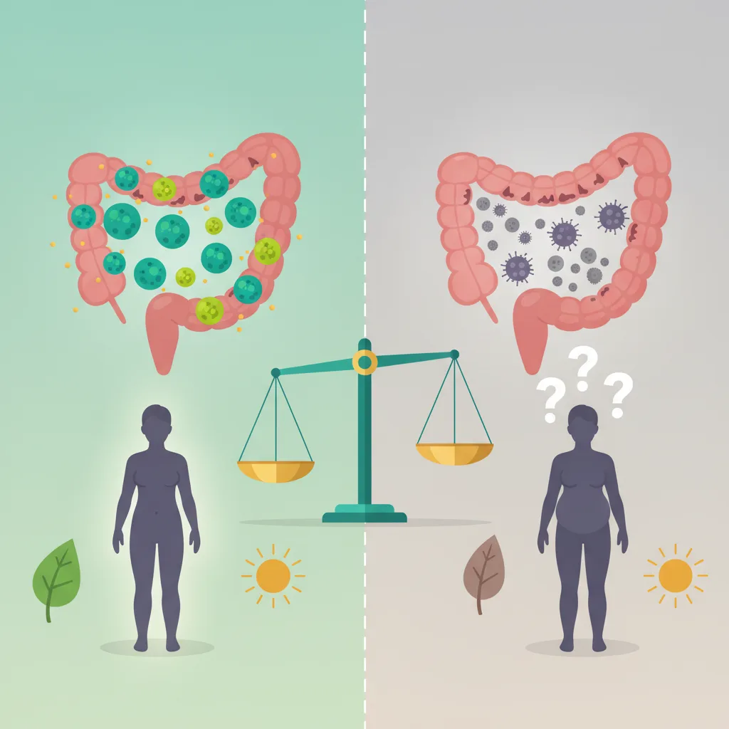 Infografik: berat badan susah turun dan microbiome usus