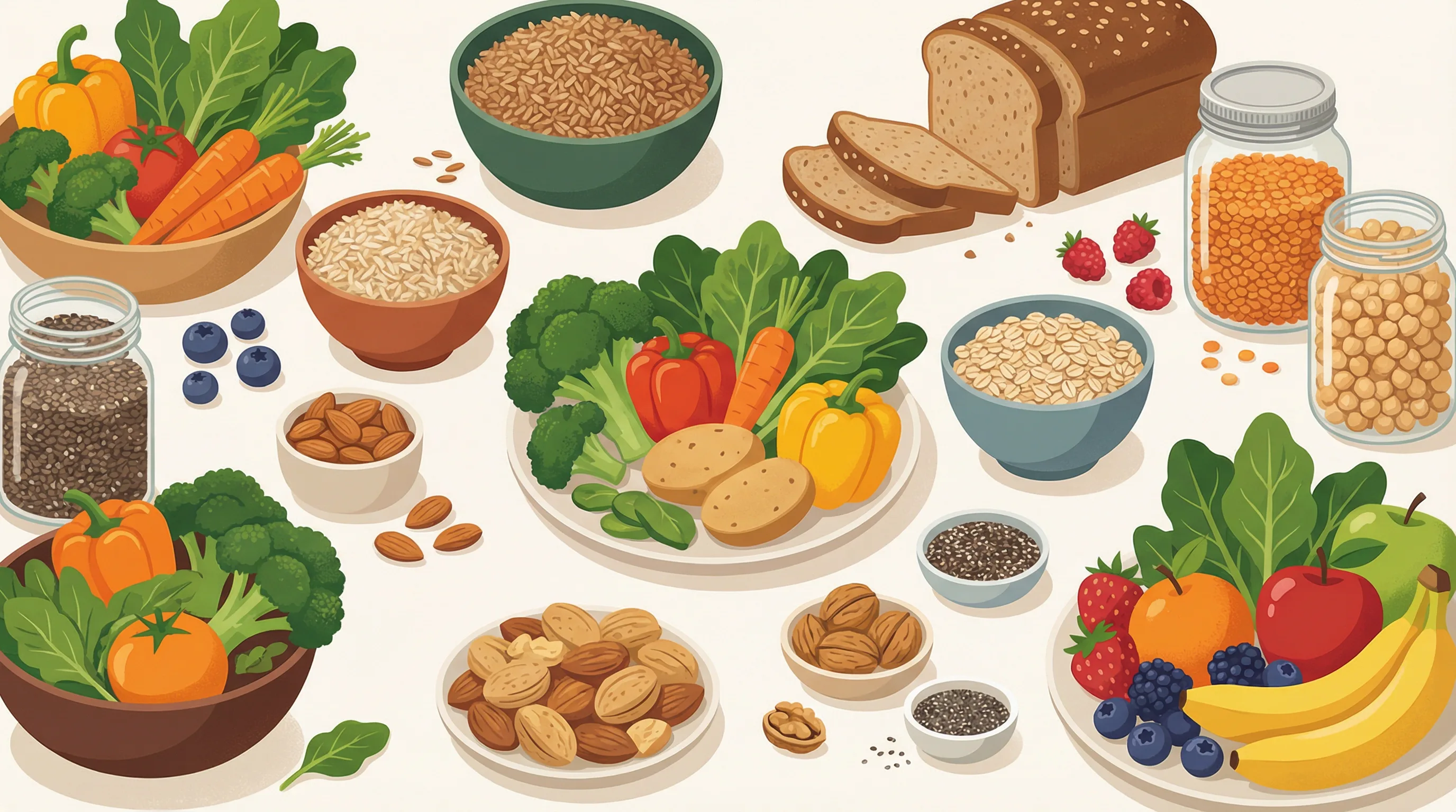 Makanan tinggi serat untuk kesehatan usus