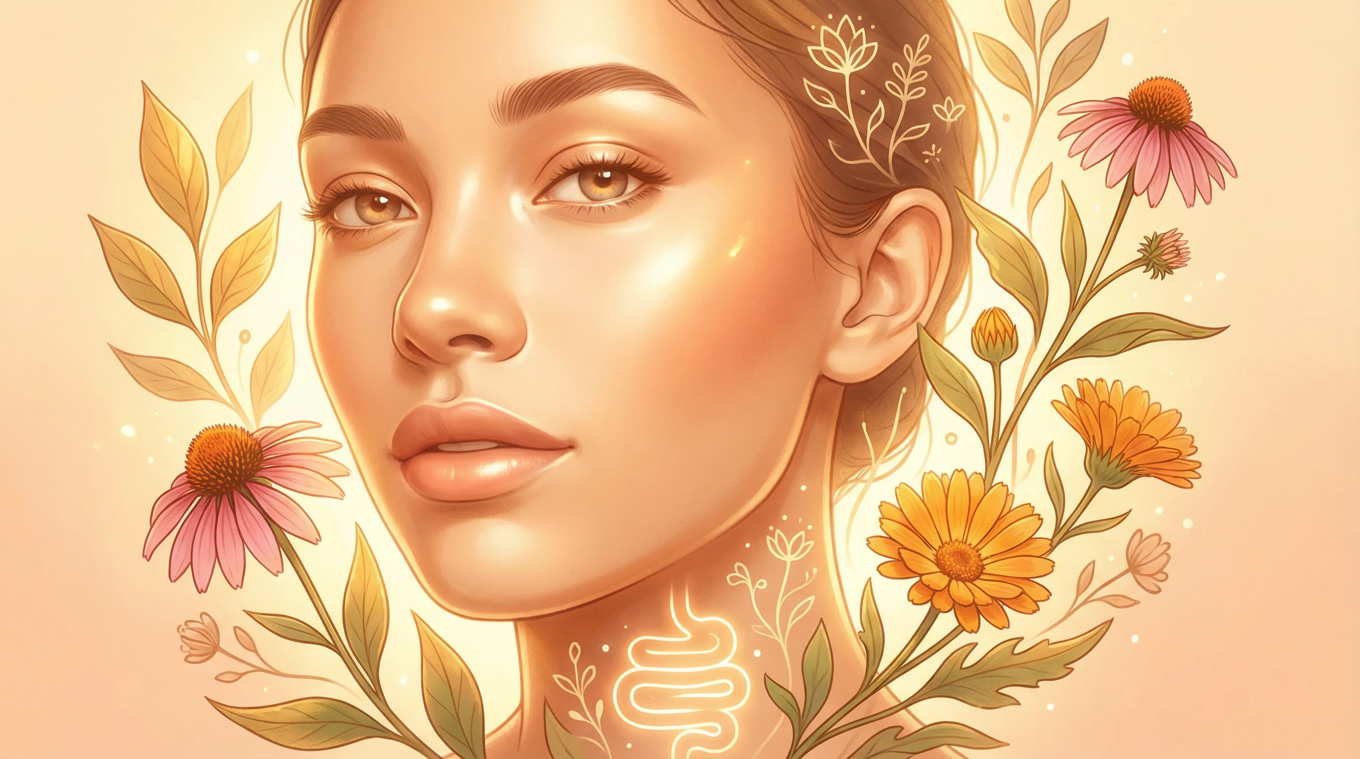 Kesehatan kulit glowing dari dalam usus