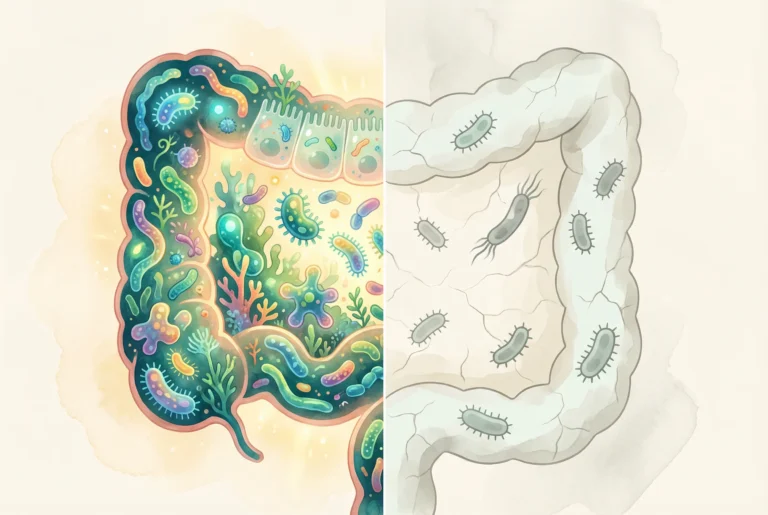 Ilustrasi pentingnya diversitas mikrobiom usus