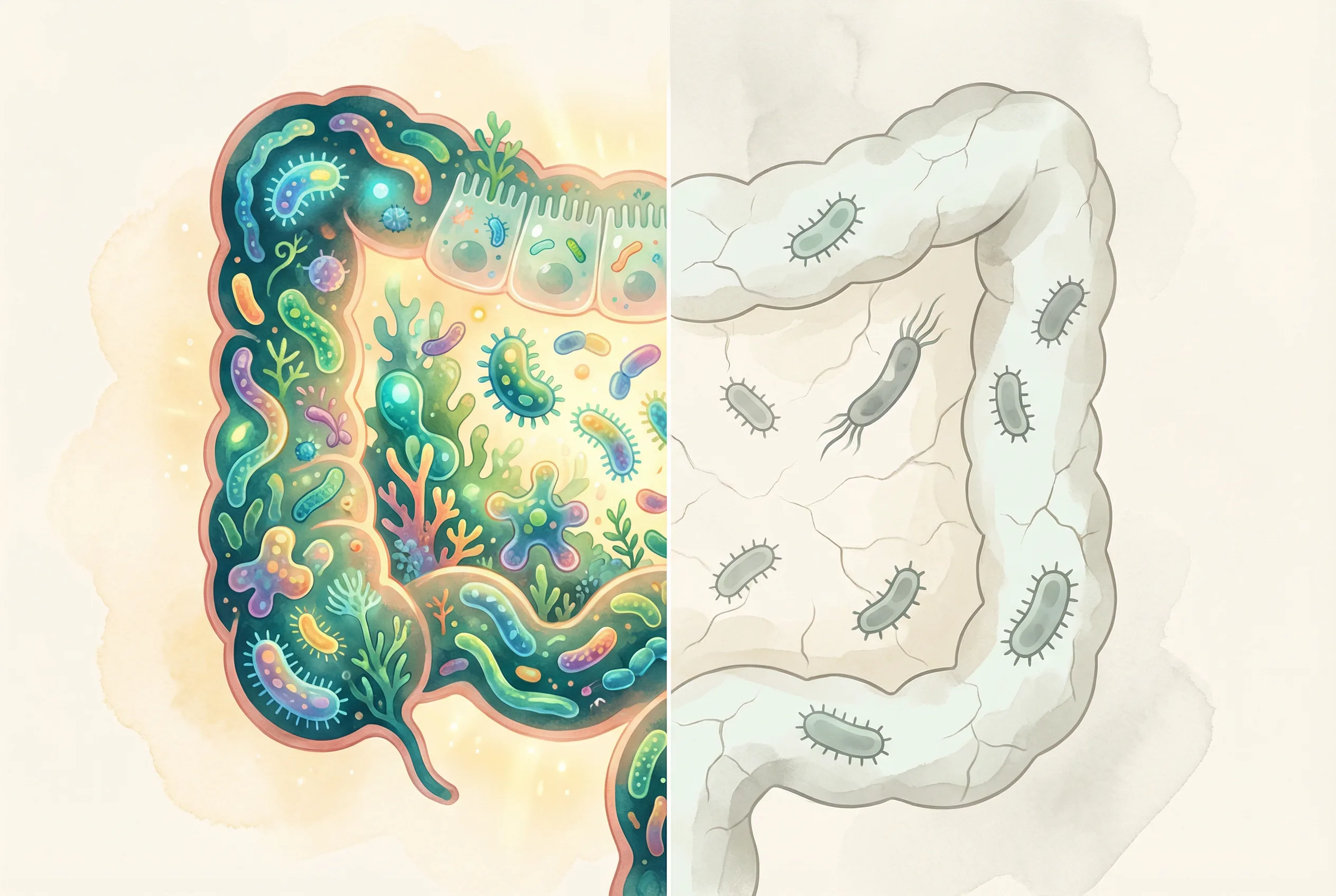 Ilustrasi pentingnya diversitas mikrobiom usus