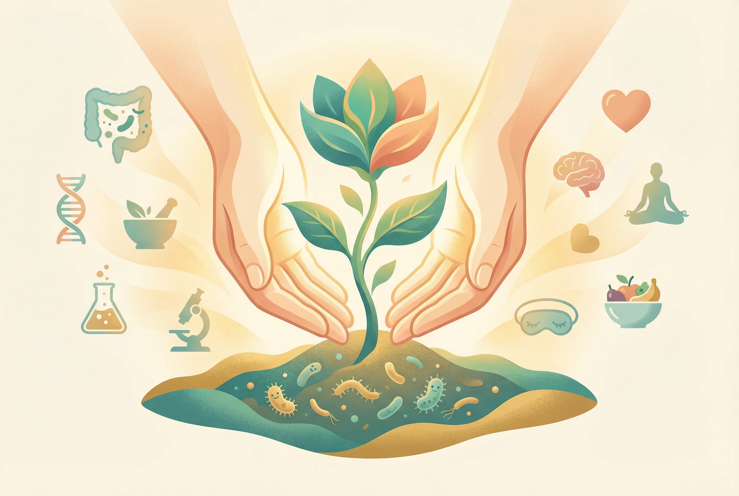 Ilustrasi mengapa membuat BloomLab dari mikrobiom ke wellness