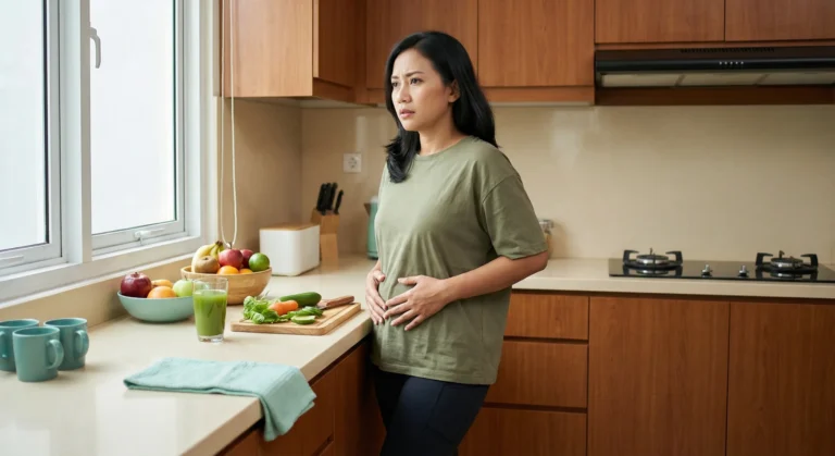 perut buncit - kesehatan usus dan bakteri mikrobiom