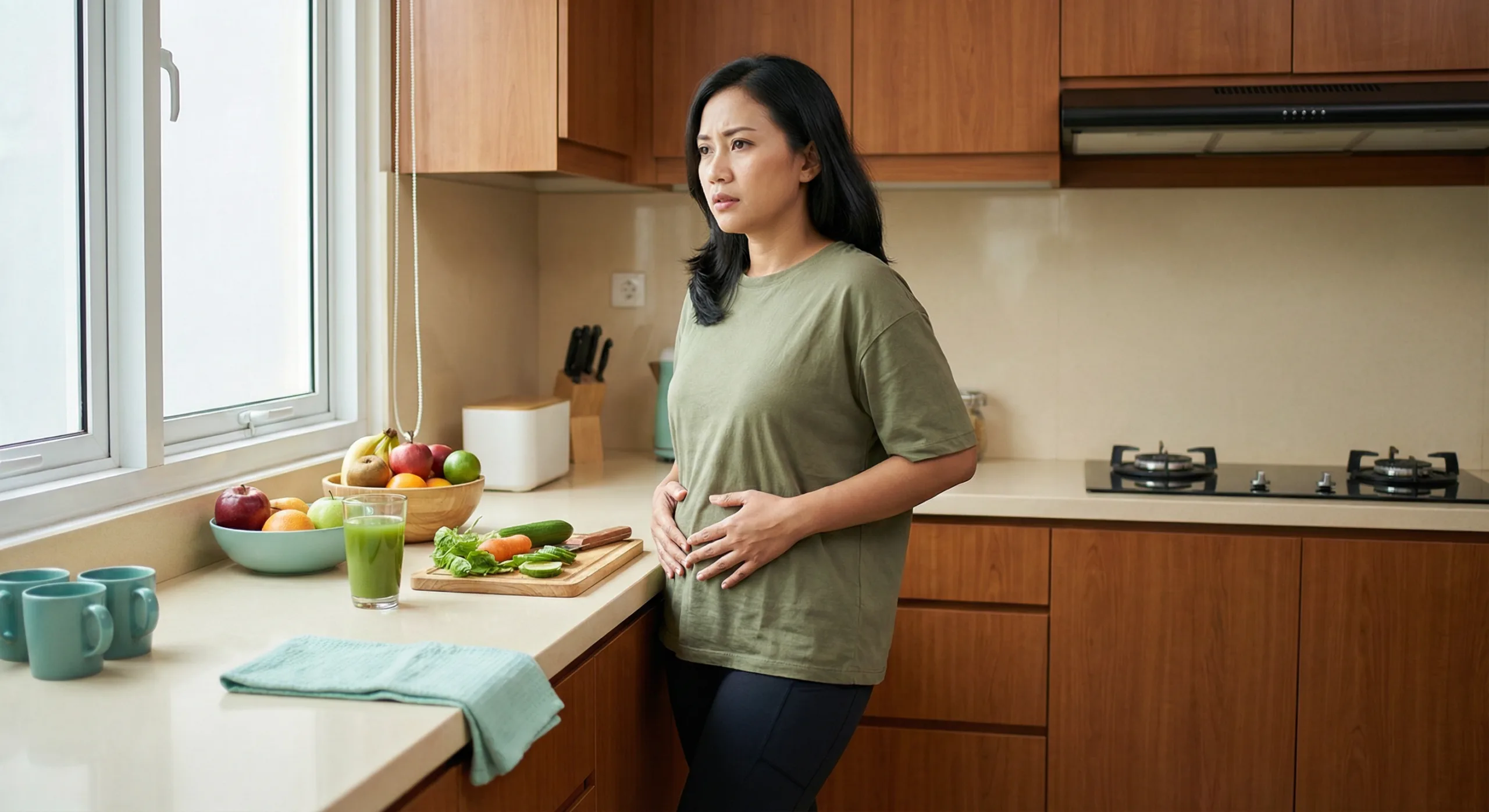 perut buncit - kesehatan usus dan bakteri mikrobiom