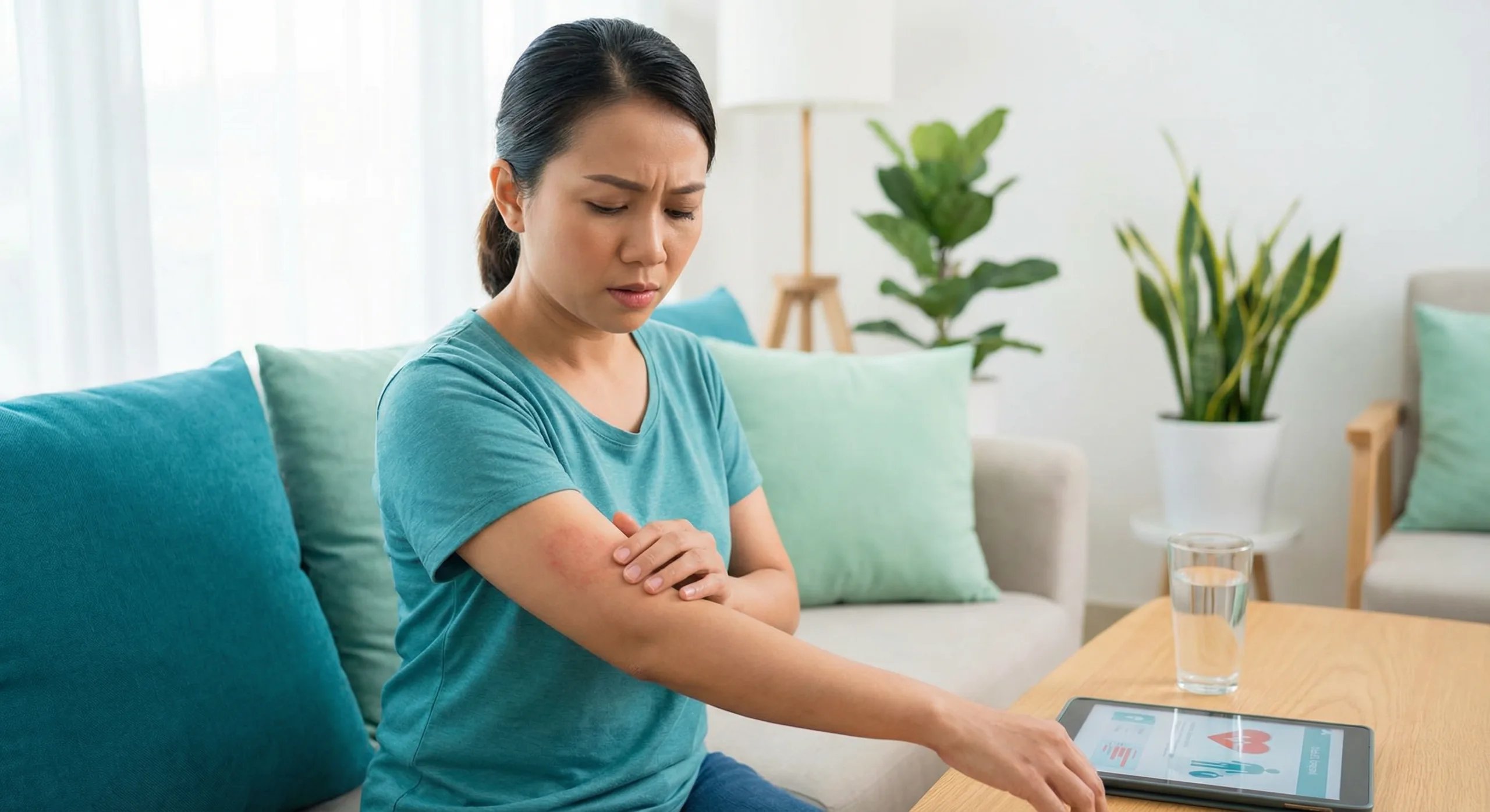 alergi kulit - kesehatan usus dan bakteri mikrobiom