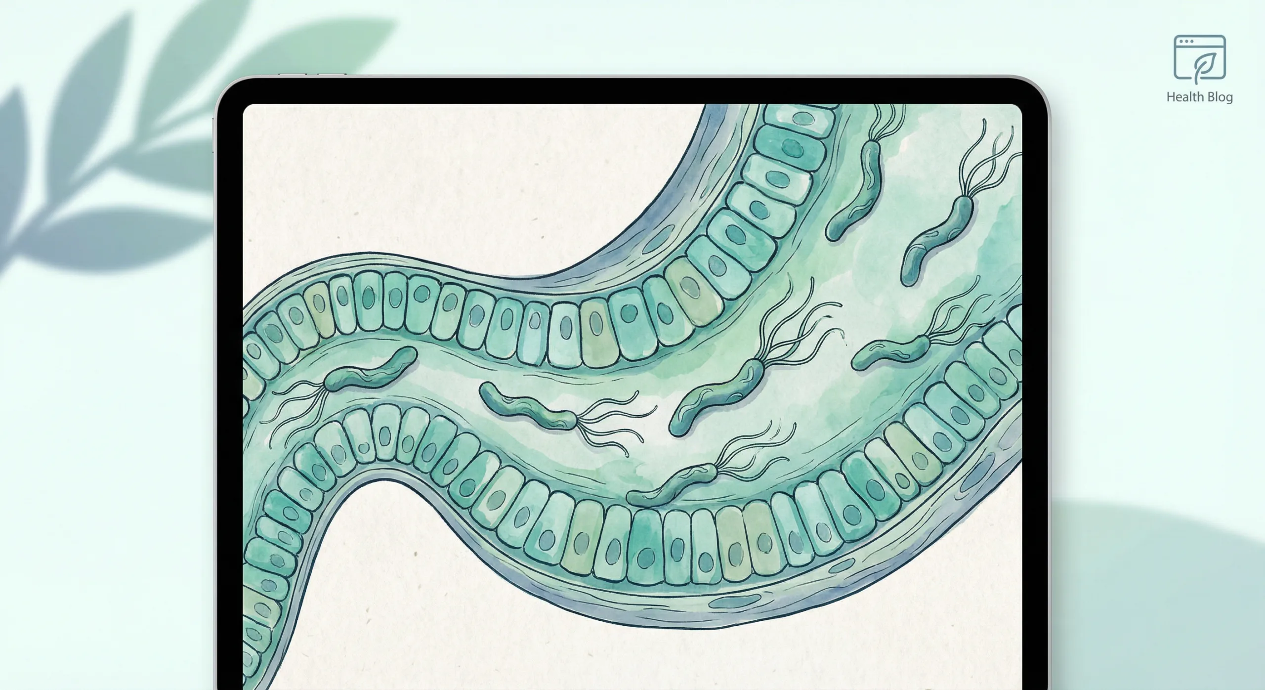 Ilustrasi maag kronis - kesehatan usus