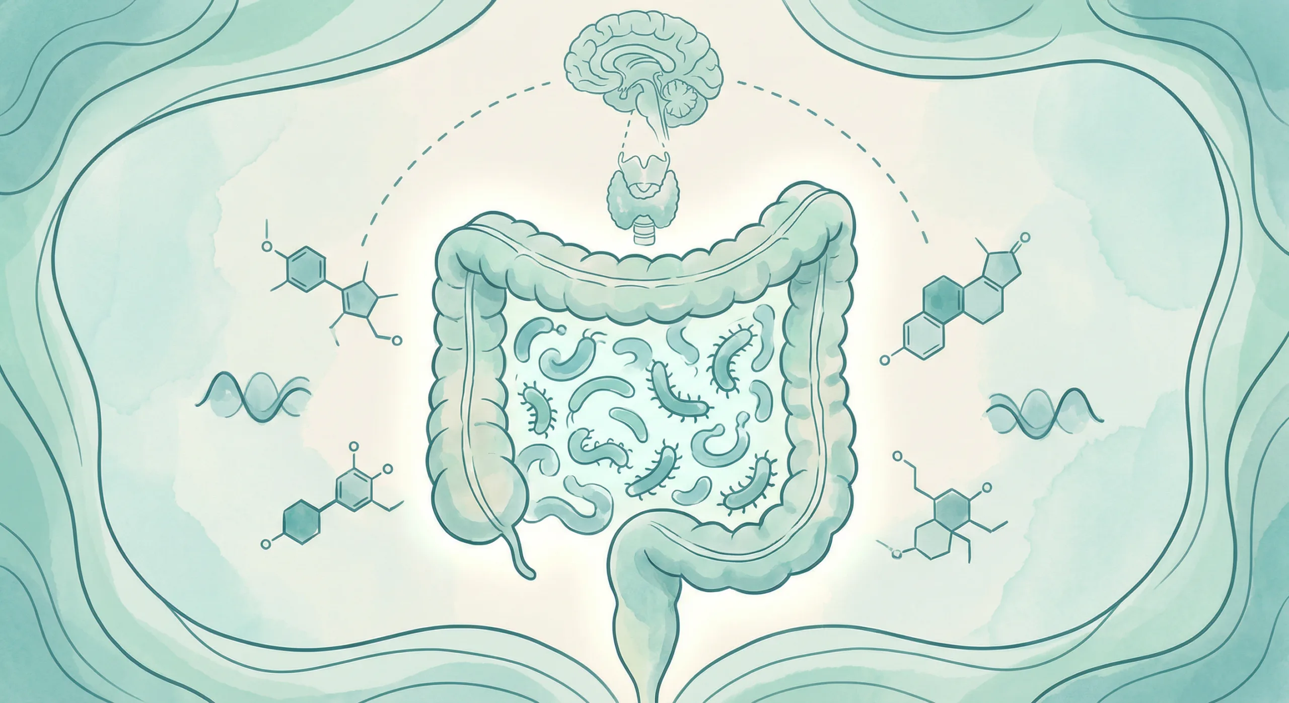 Ilustrasi pcos - kesehatan usus