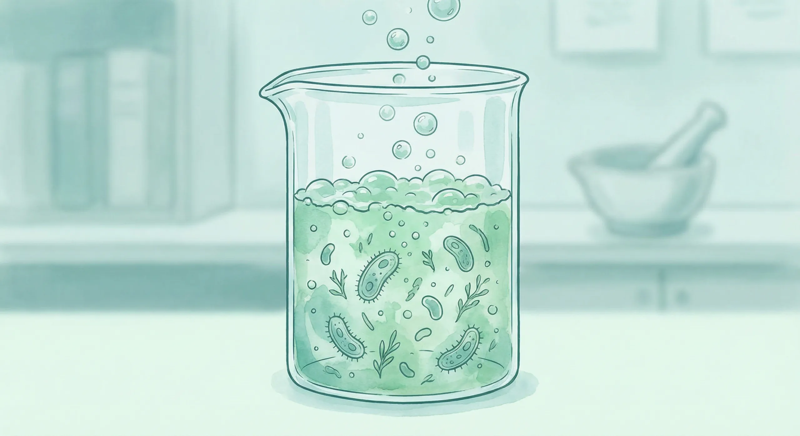 Ilustrasi makanan fermentasi - kesehatan usus