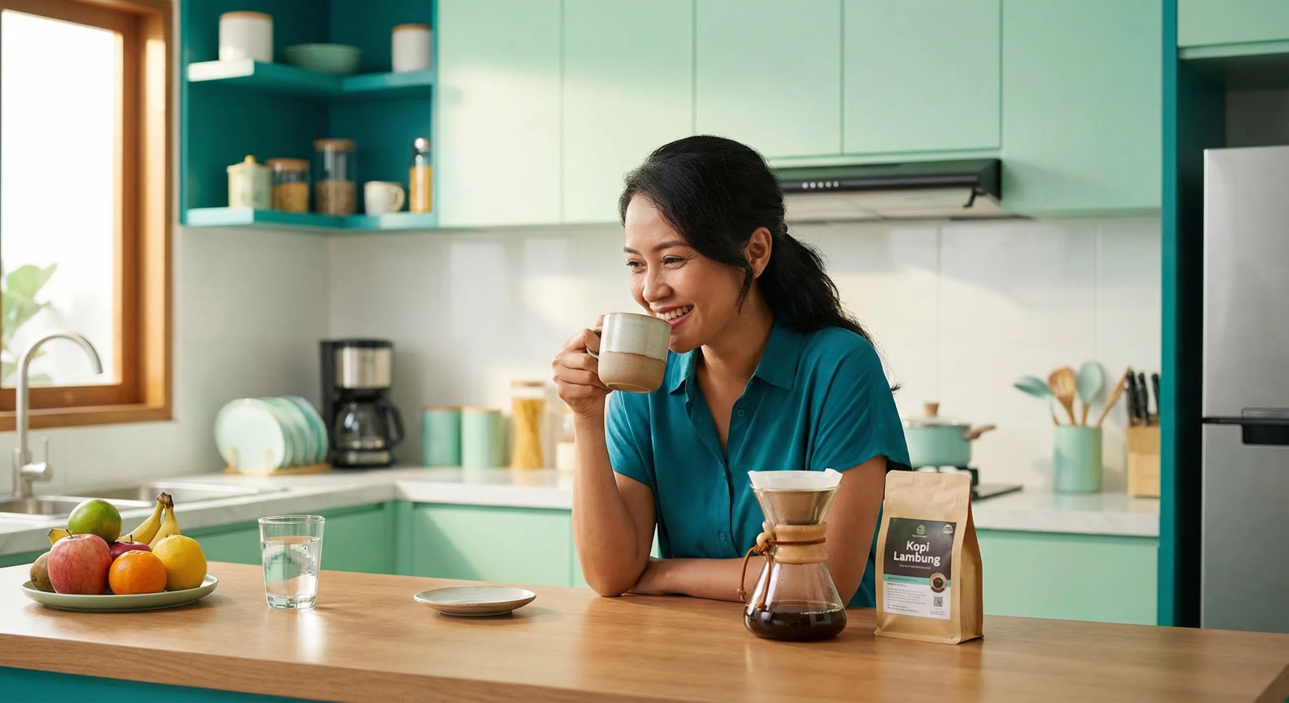 kopi lambung - kesehatan usus dan bakteri mikrobiom