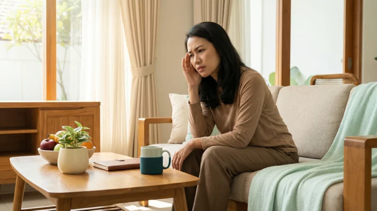 migrain - kesehatan usus dan bakteri mikrobiom