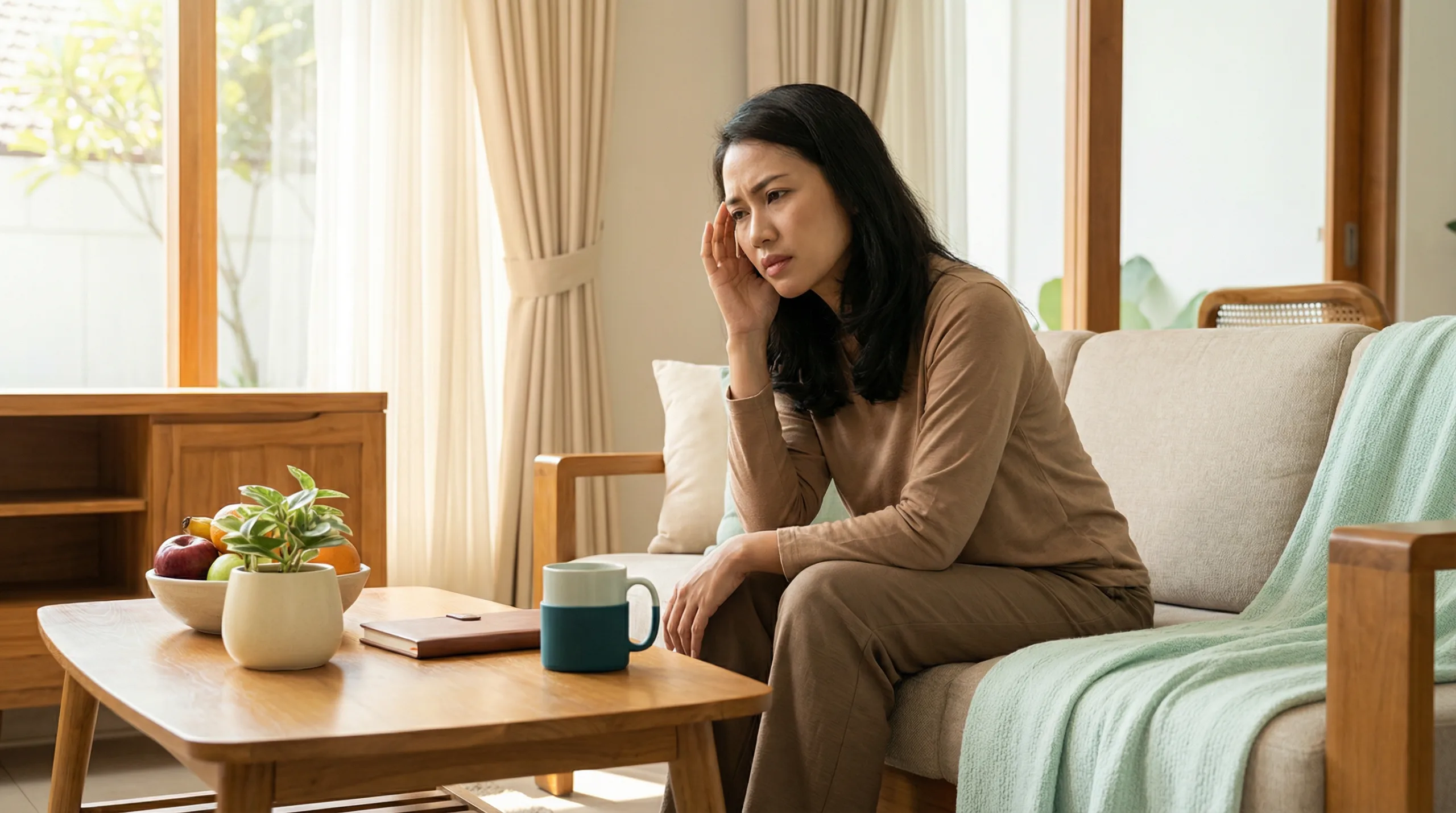 migrain - kesehatan usus dan bakteri mikrobiom