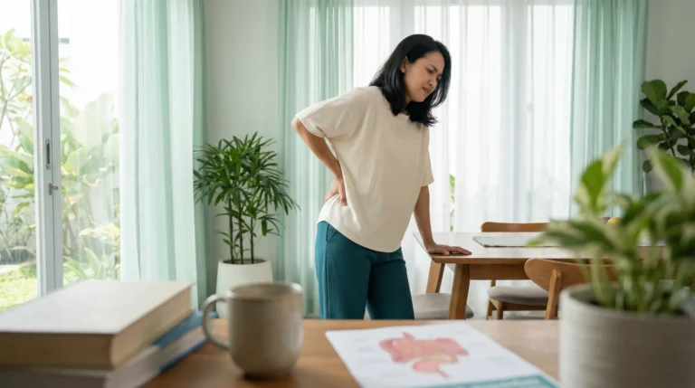 sakit pinggang - kesehatan usus dan bakteri mikrobiom