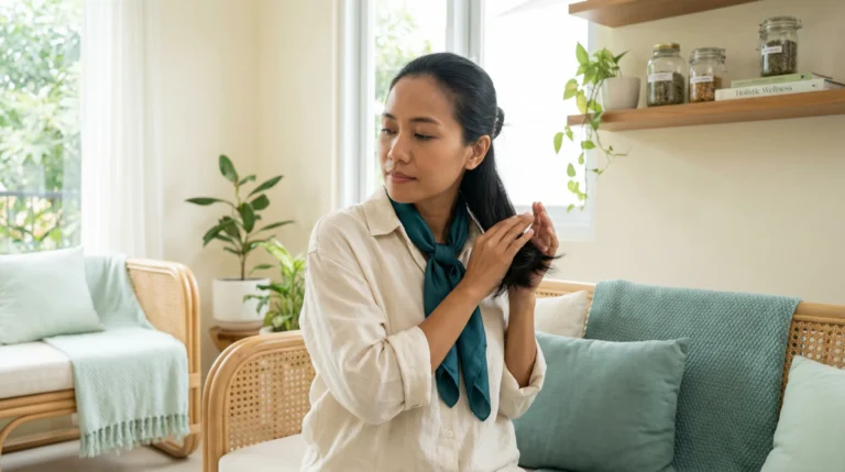 rambut kering - kesehatan usus dan bakteri mikrobiom