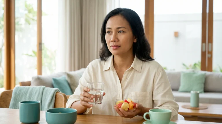 bibir kering - kesehatan usus dan bakteri mikrobiom