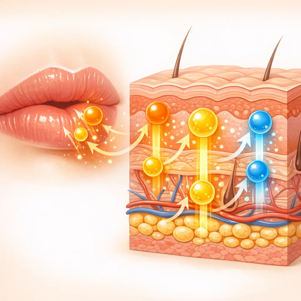 Hubungan bibir kering dengan mikrobiom usus