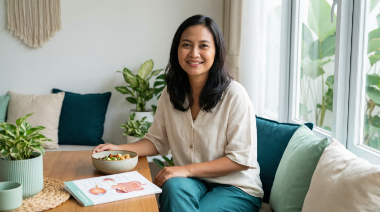 mata merah - kesehatan usus dan bakteri mikrobiom