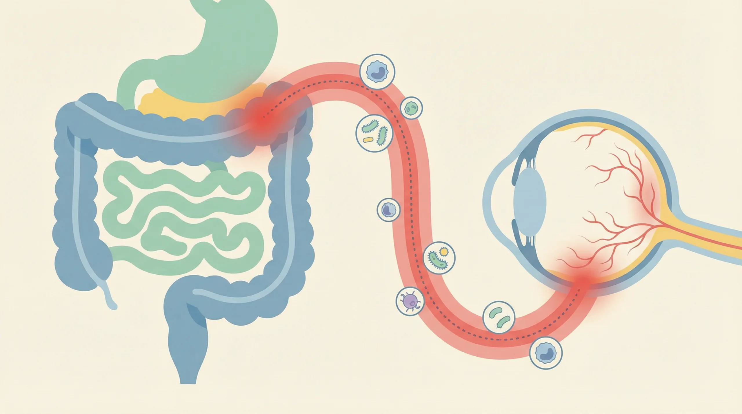 Ilustrasi mata merah