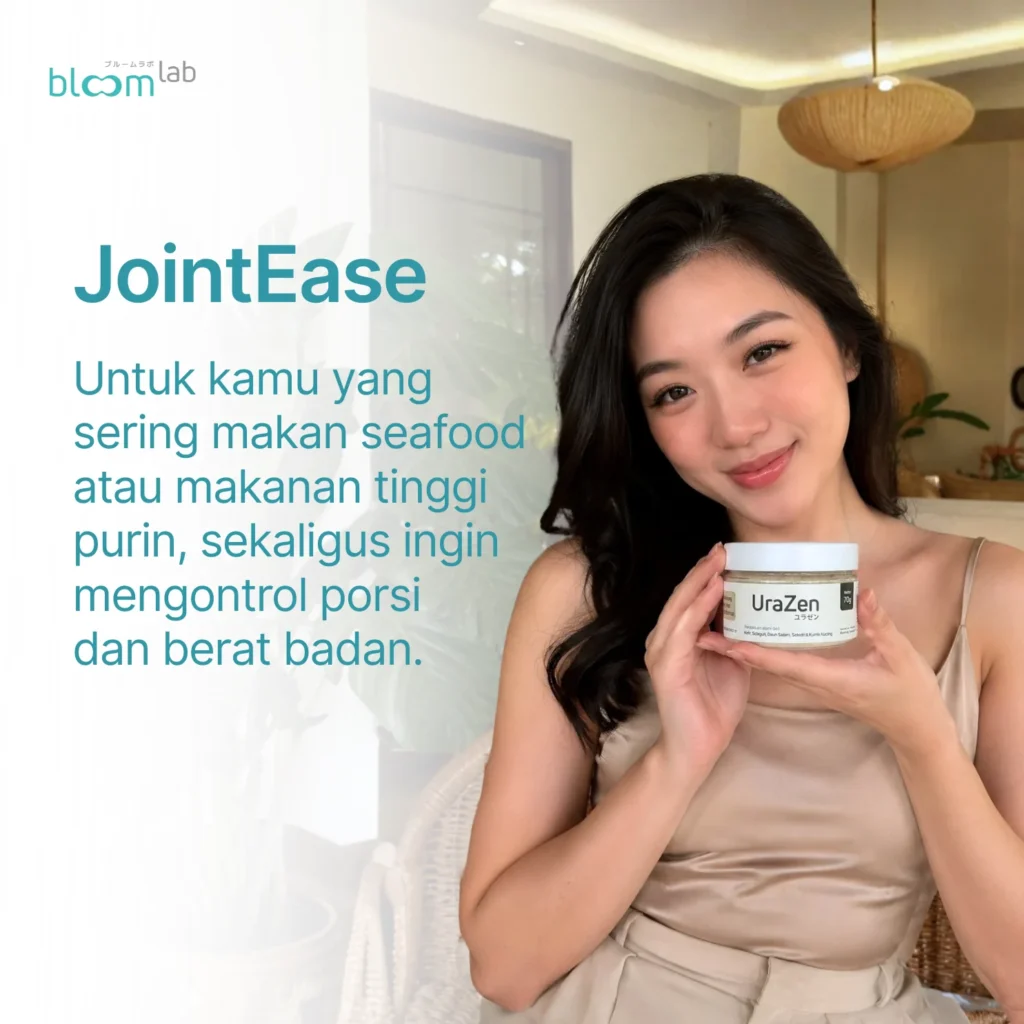 JointEase untuk yang sering makan seafood atau makanan tinggi purin